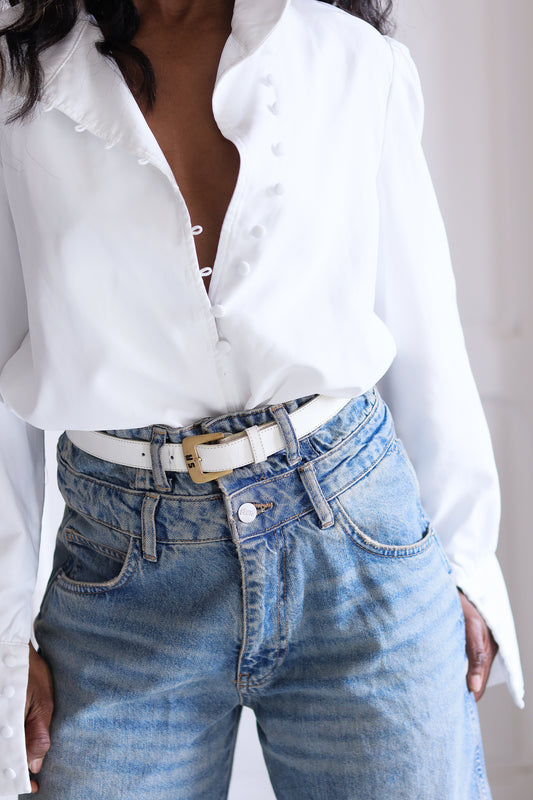 Ceinture cuir Sonia Rykiel
