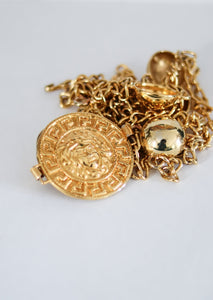 Ceinture chaine  en métal doré
