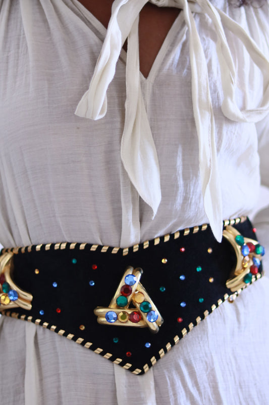 Ceinture large de cocktail
