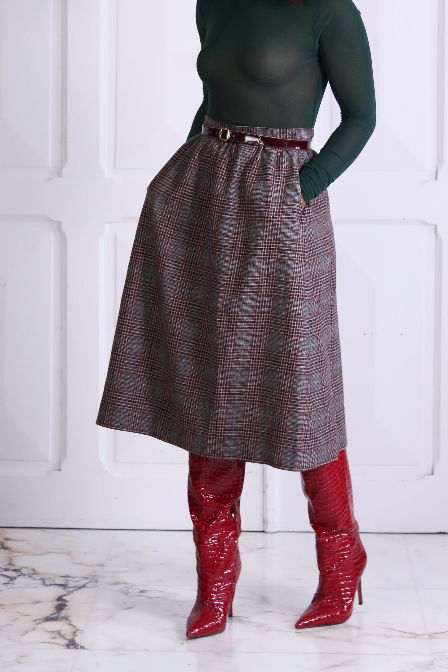 Pendleton jupe en laine