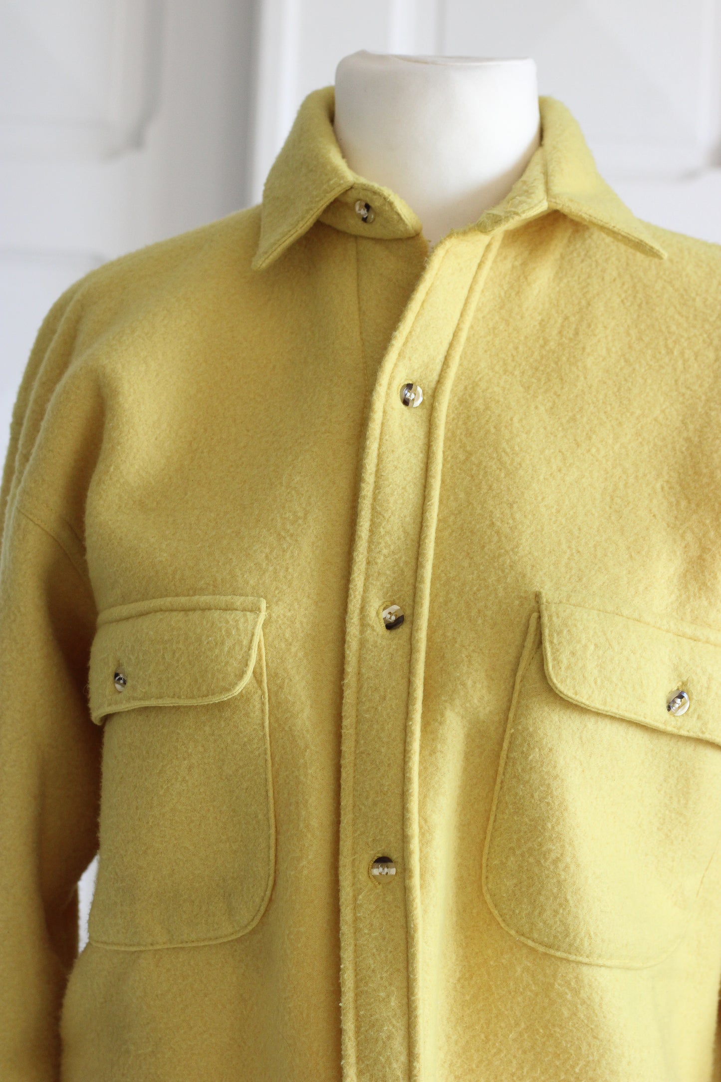 Fictif chemise polaire jaune