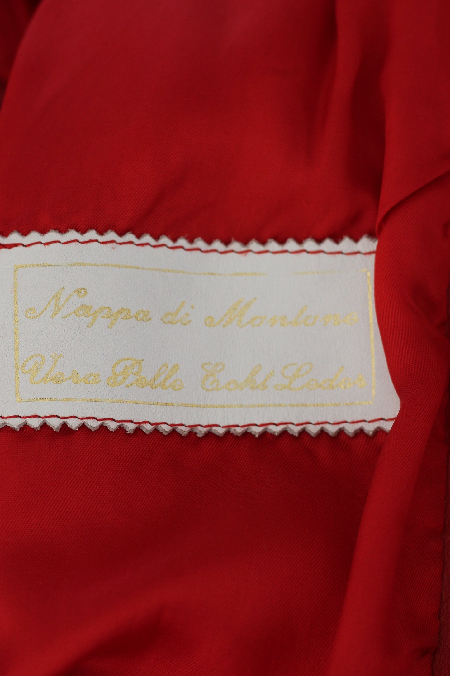 Nappa Di montone ensemble vintage cuir vintage