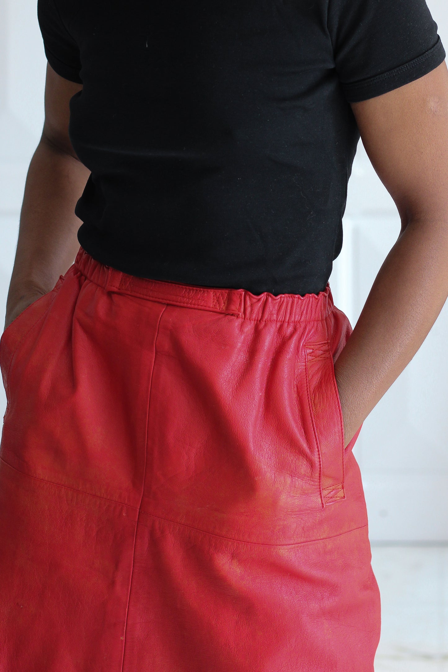 Nappa Di montone ensemble vintage cuir vintage