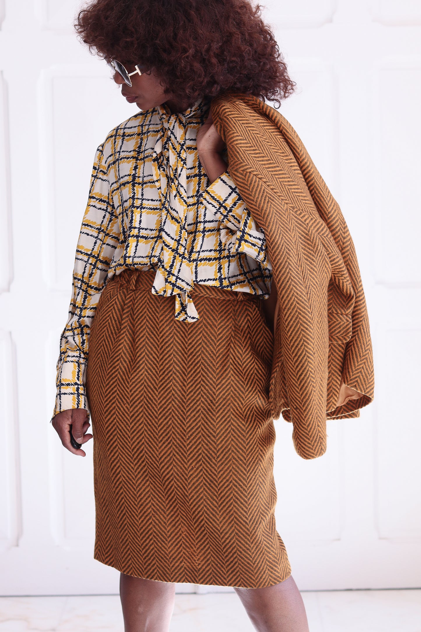 Sarah B ensemble jupe en laine