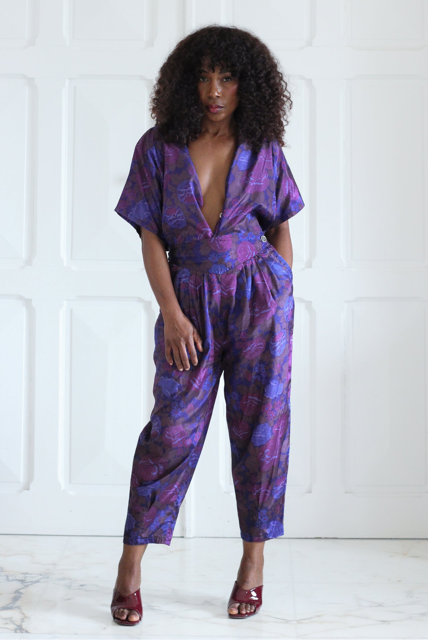 Chindamanee ensemble pantalon en soie