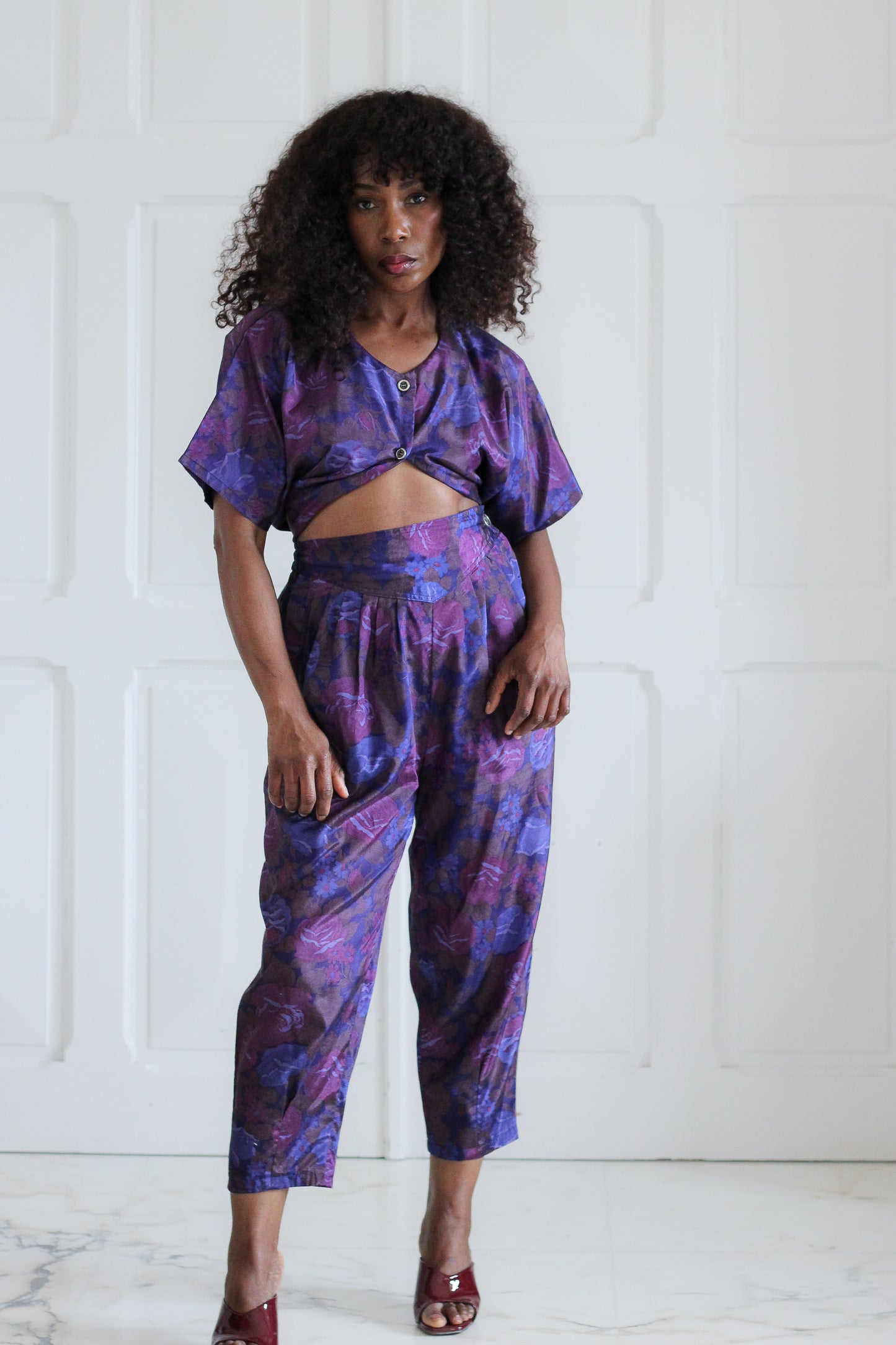 Chindamanee ensemble pantalon en soie