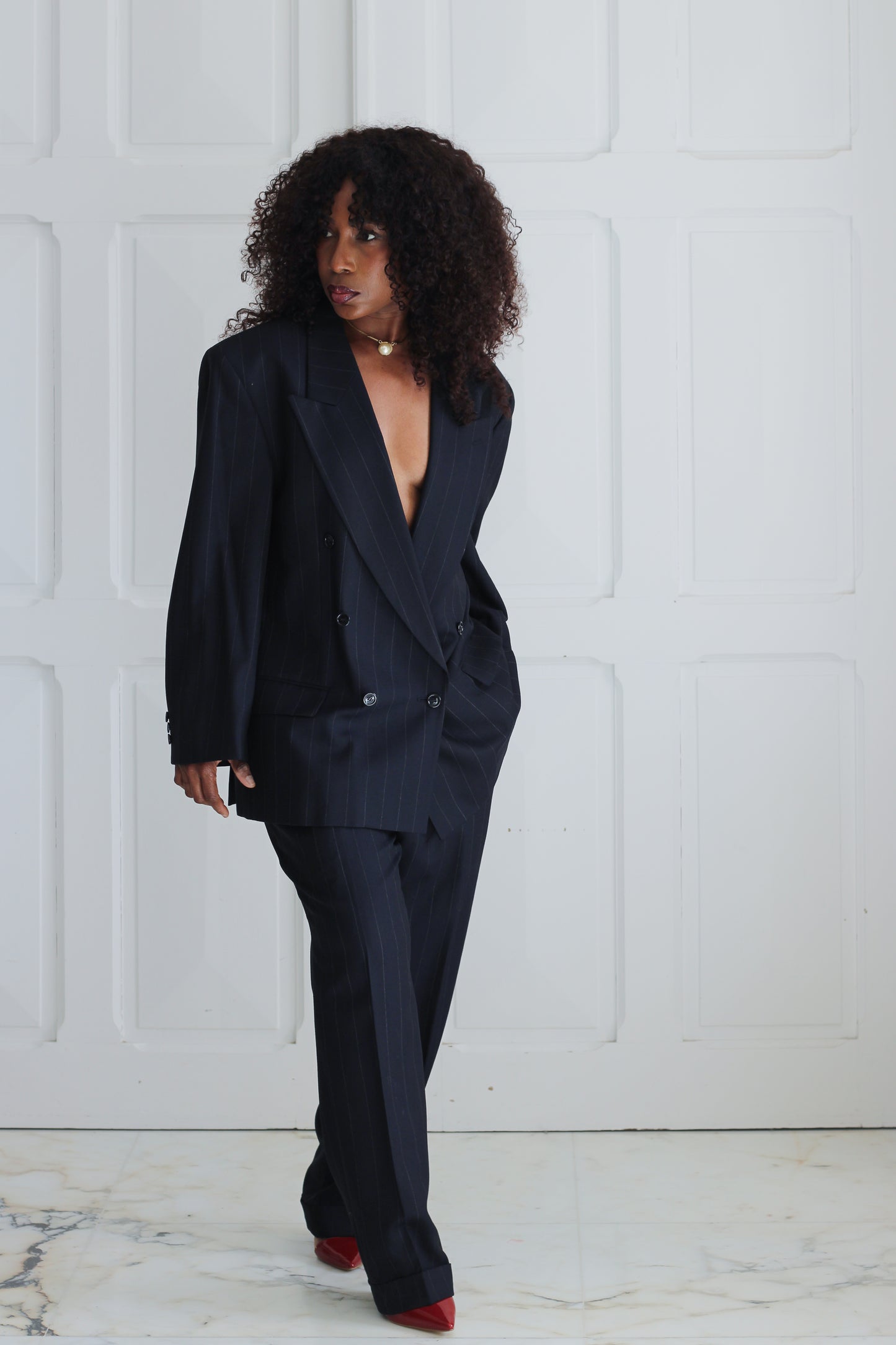 Mario Dessuti tailleur pantalon masculin en laine