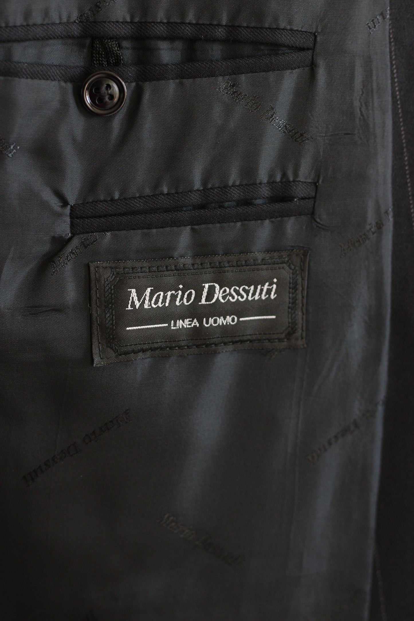 Mario Dessuti tailleur pantalon masculin en laine