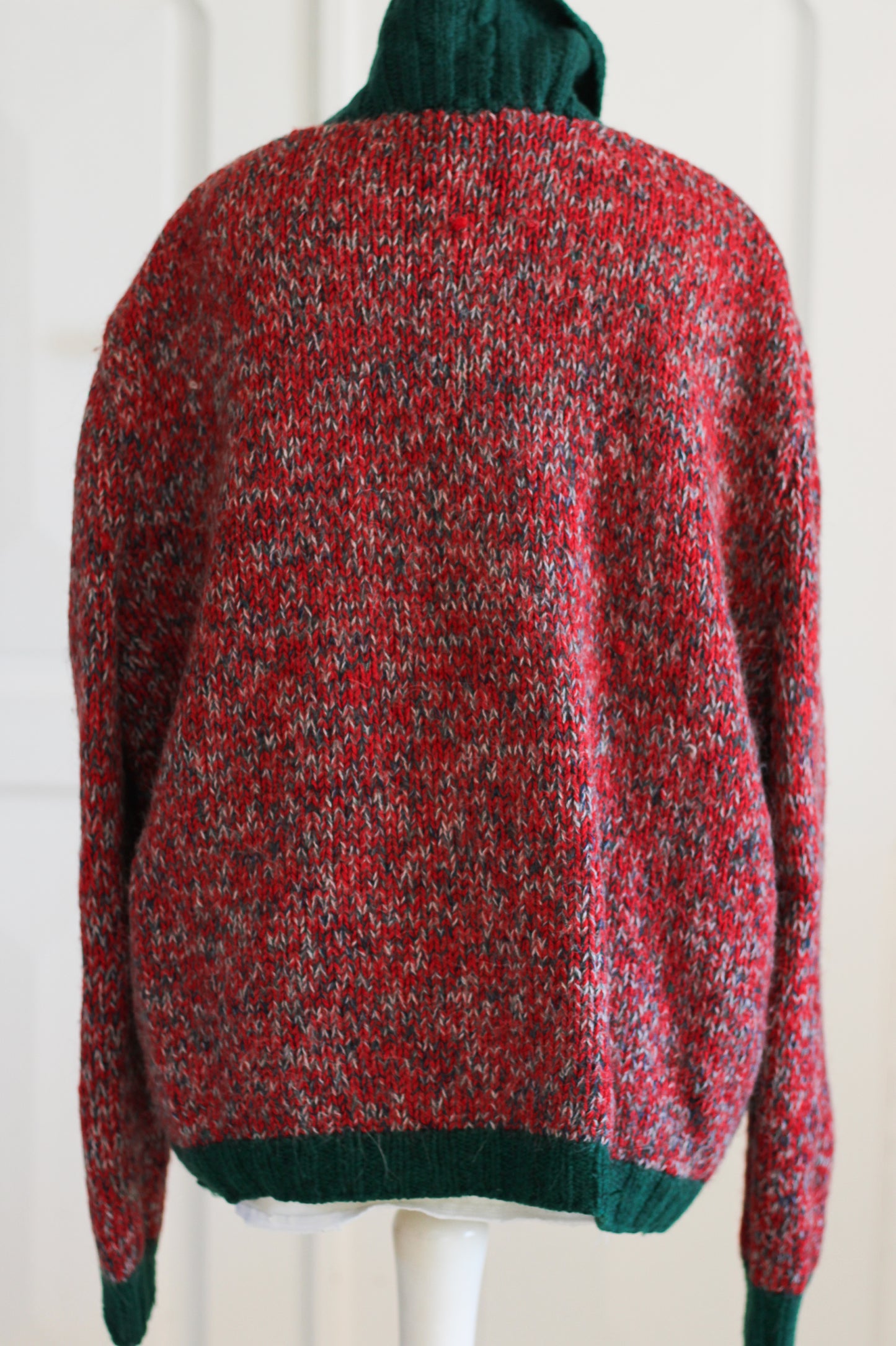Fait main cardigan en laine