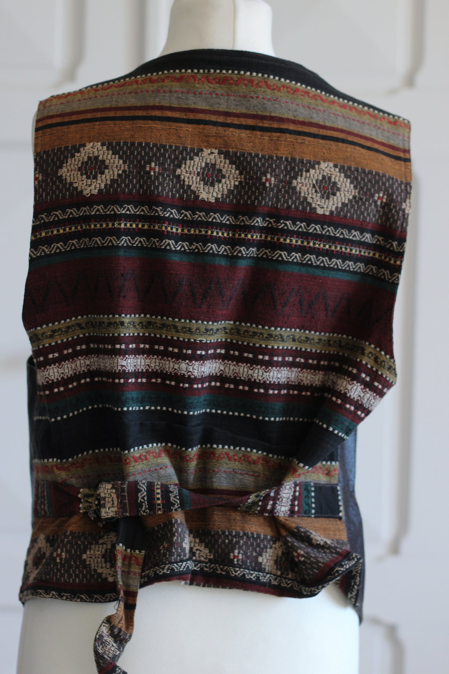 Gilet en cuir de chèvre