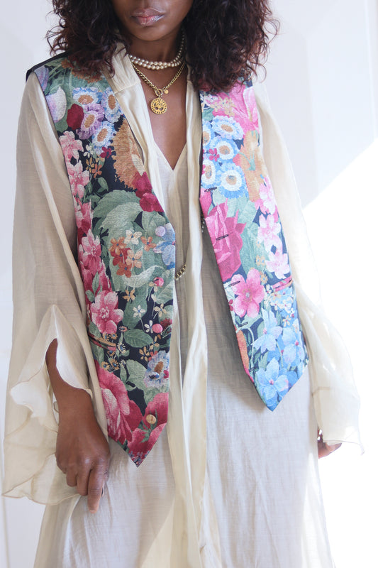 New Faste gilet fleuri