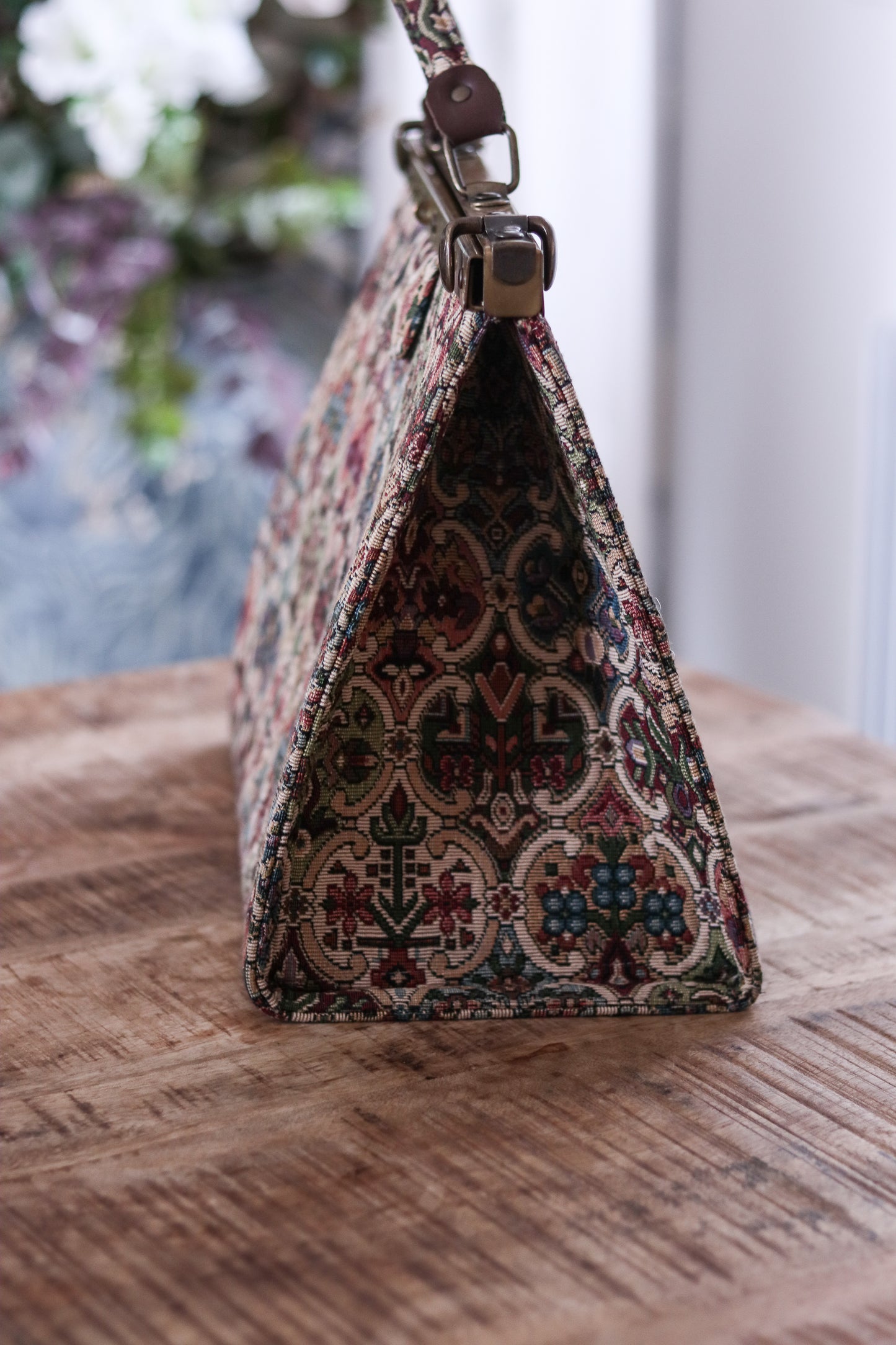 Grand sac à main tapissé