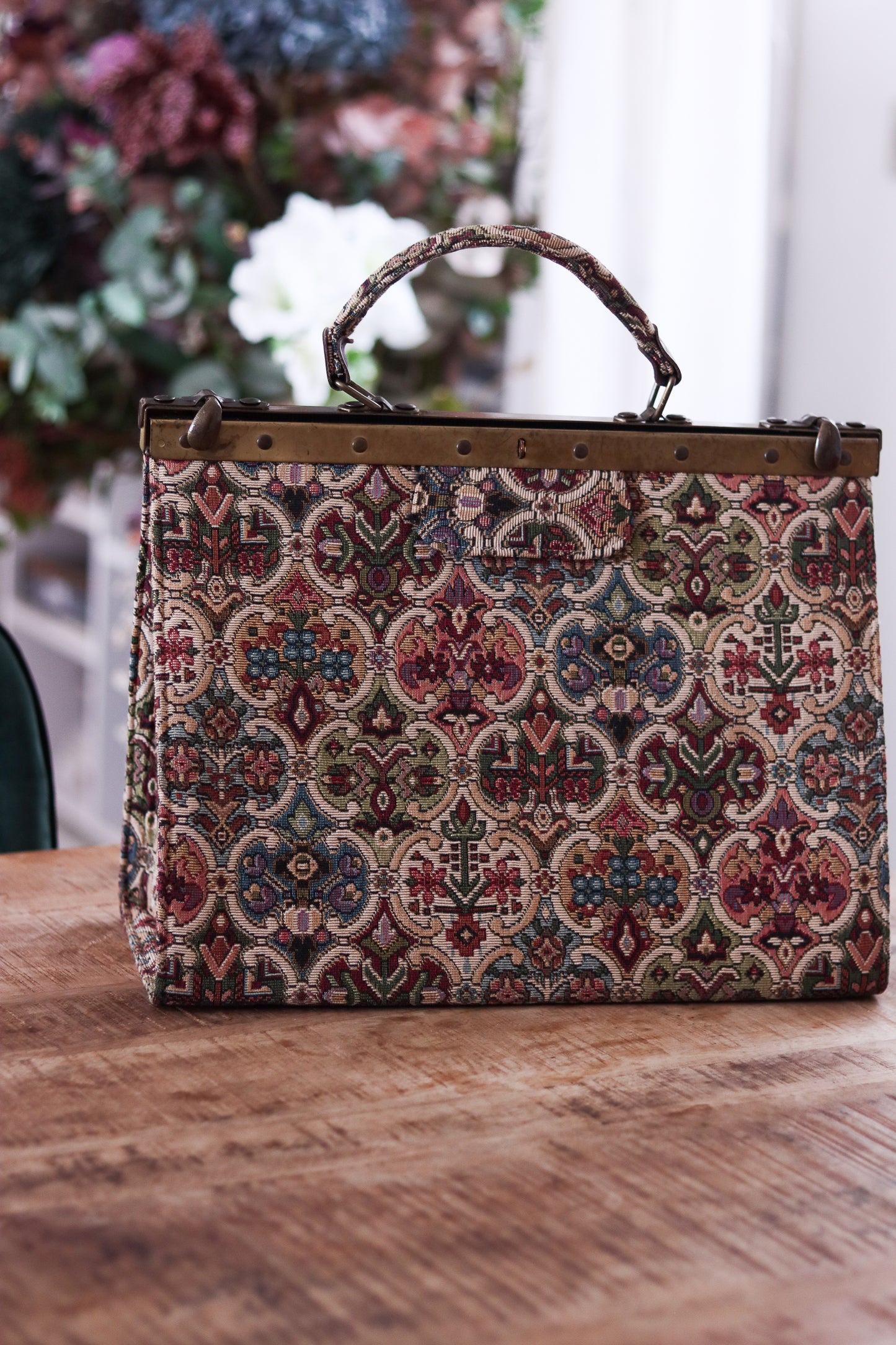 Grand sac à main tapissé