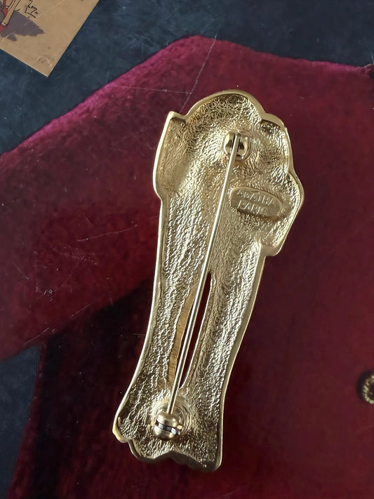 Broche vintage signée Agathe Paris