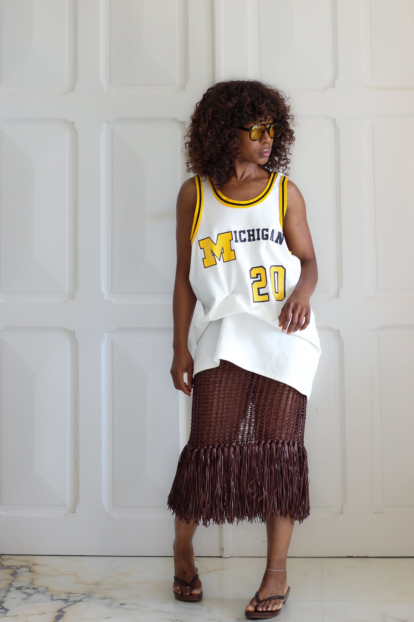 Maillot universitaire vintage