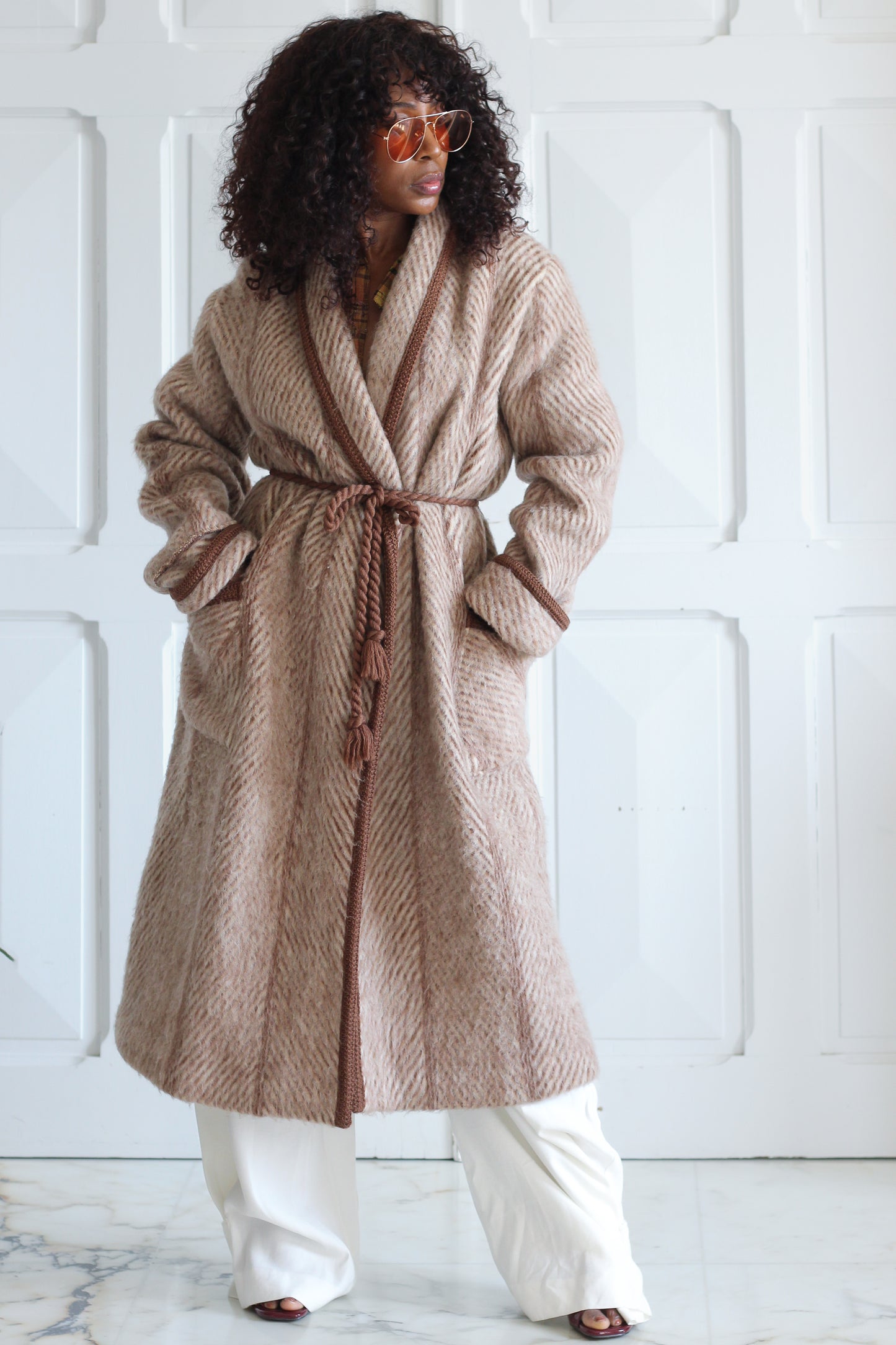 Bigorre manteau vintage esprit peignoir