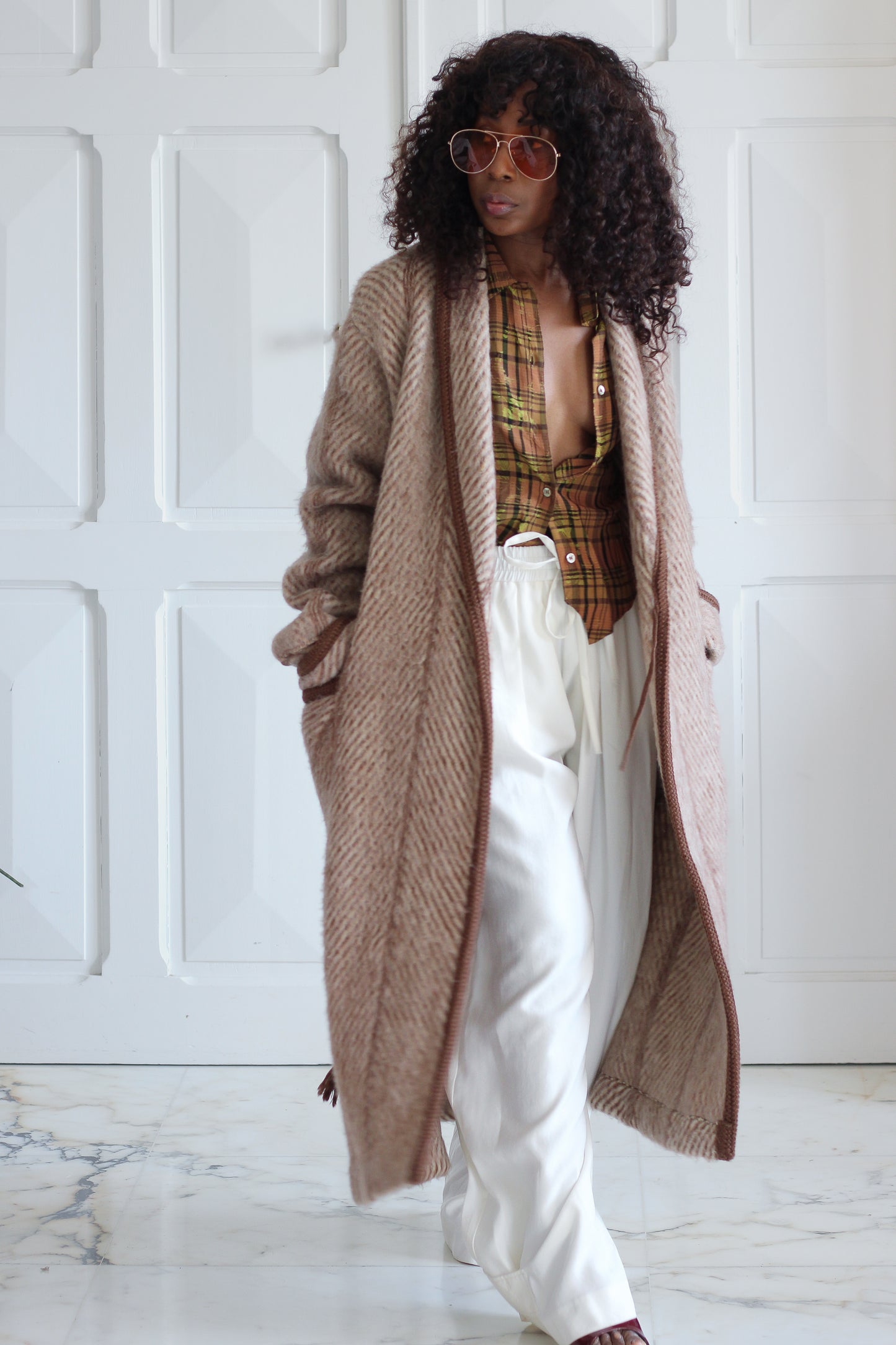 Bigorre manteau vintage esprit peignoir