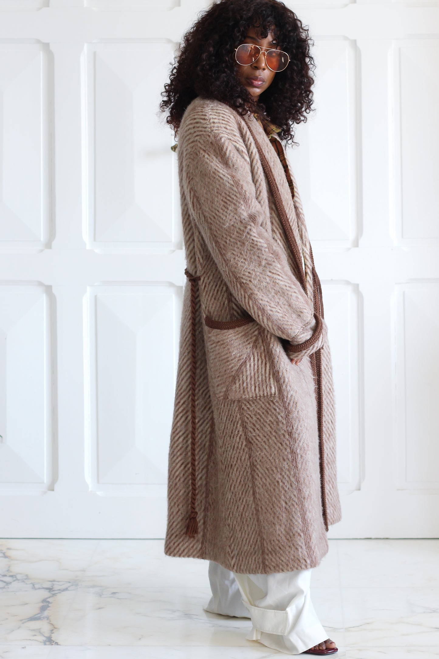 Bigorre manteau vintage esprit peignoir