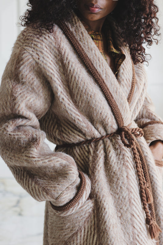 Bigorre manteau vintage esprit peignoir