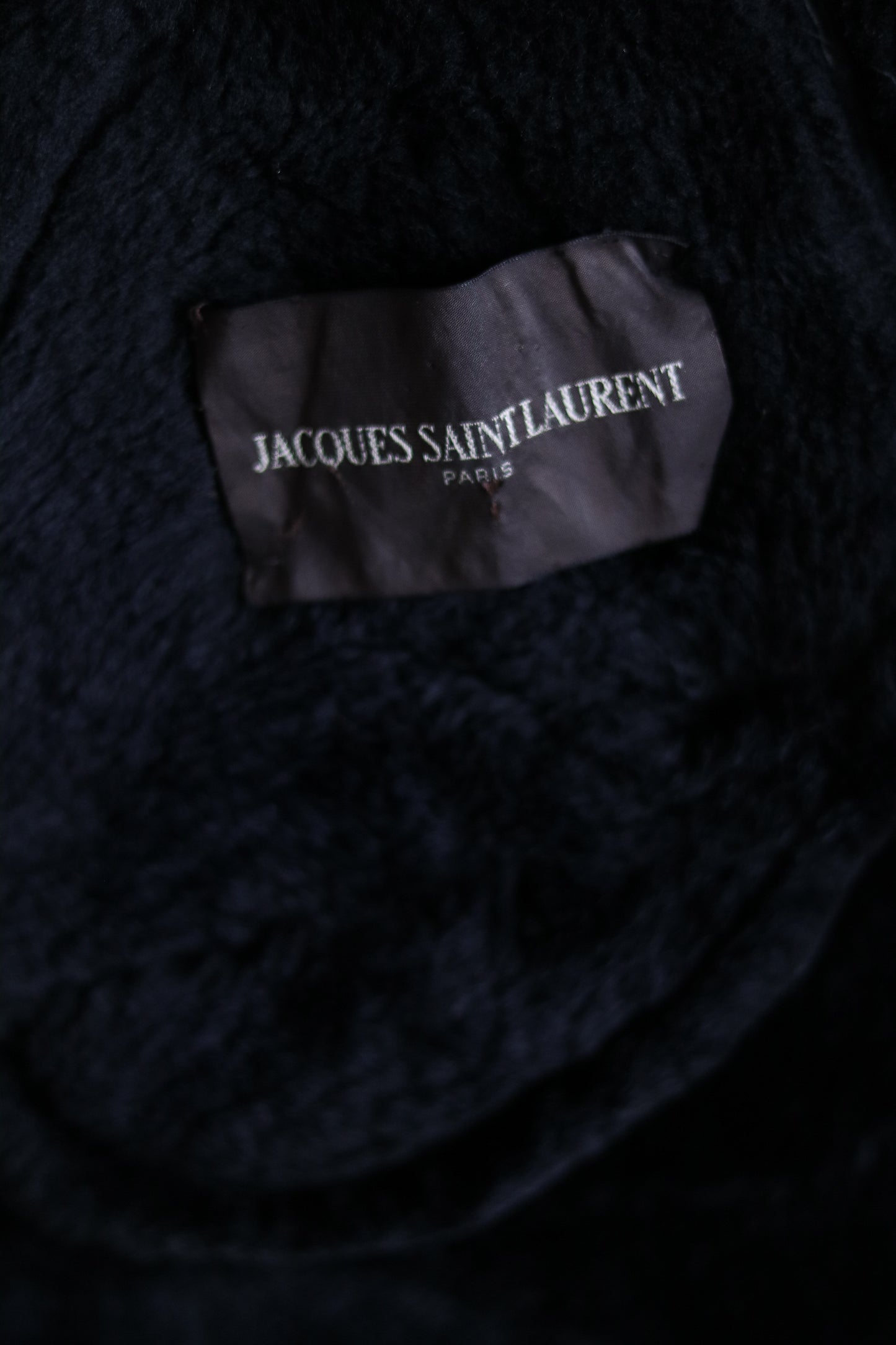 Jacques Saint Laurent manteau  maxi long vintage en cuir