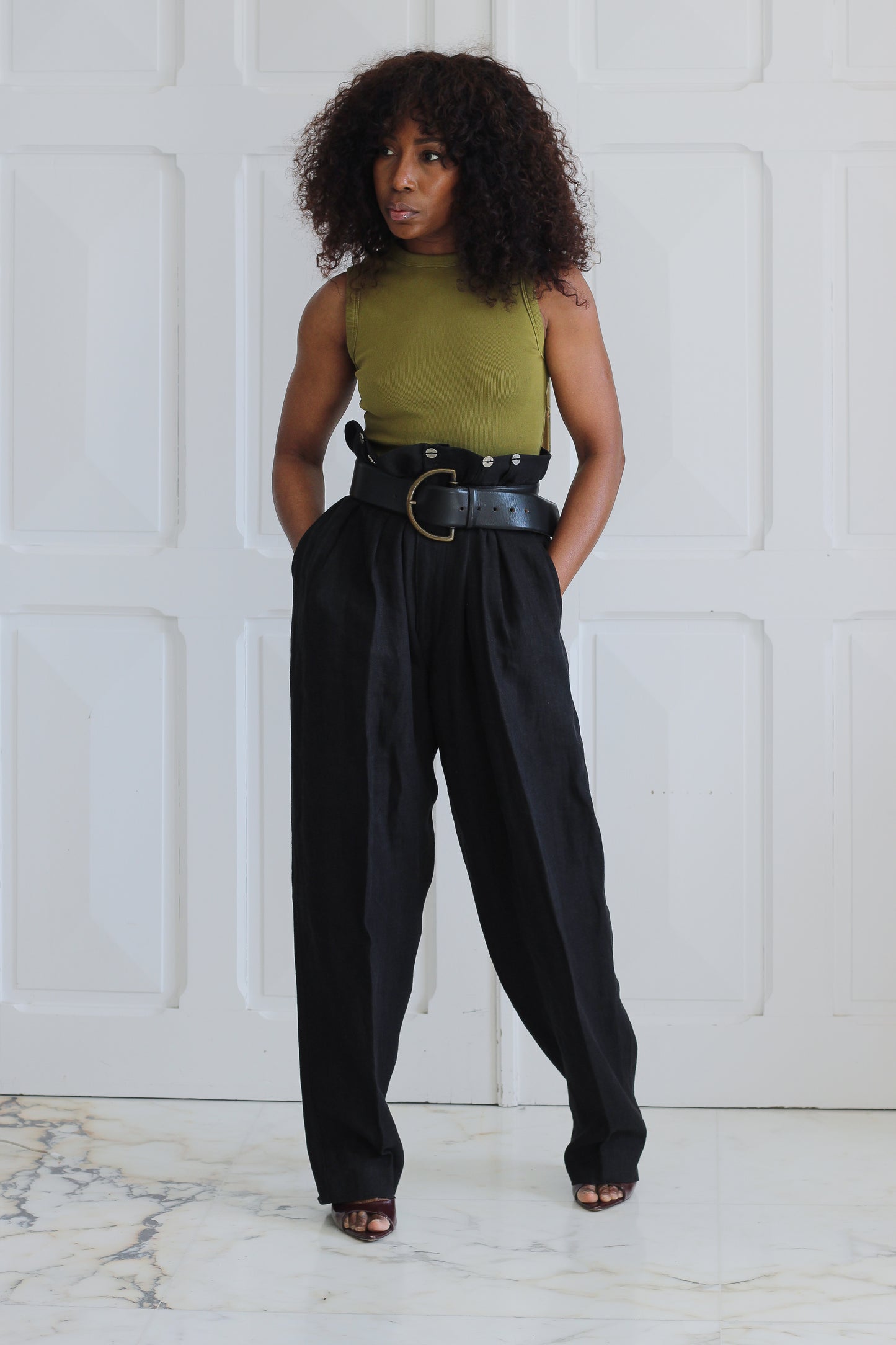 Blumy Blasco pantalon en lin