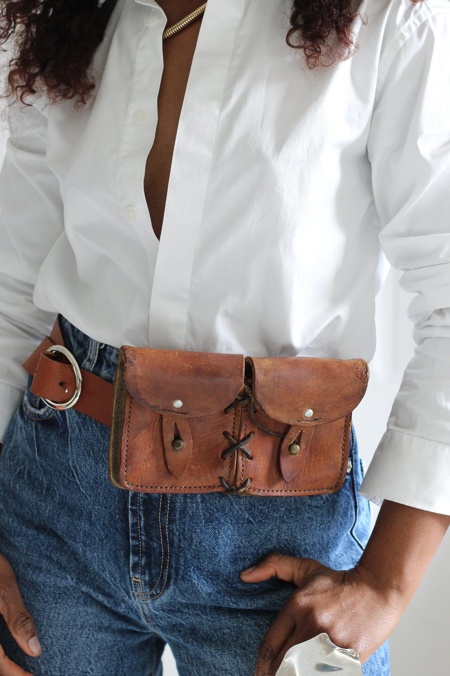 Pochette de ceinture utilitaire vintage