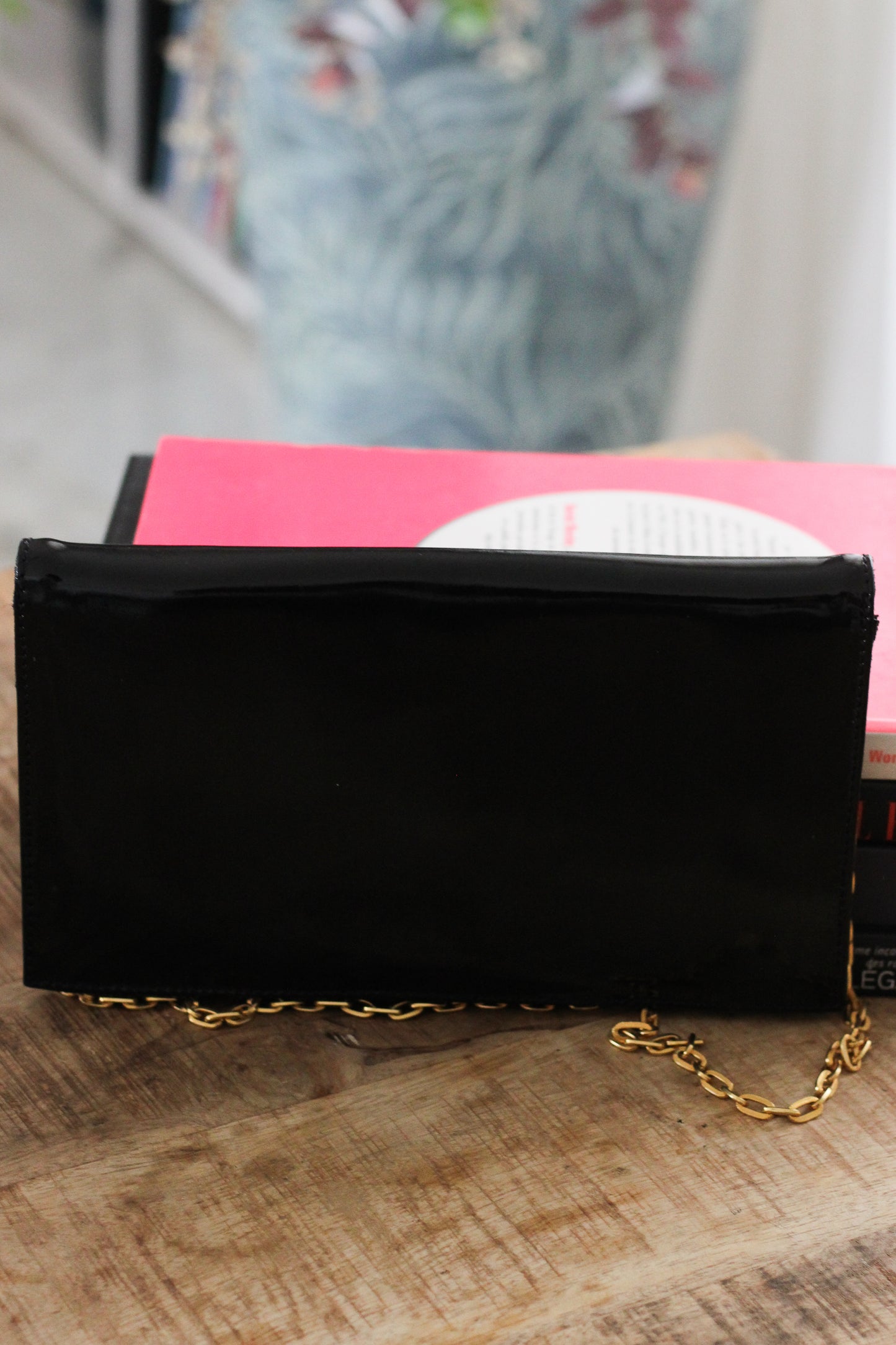 Pochette Cartier en cuir verni