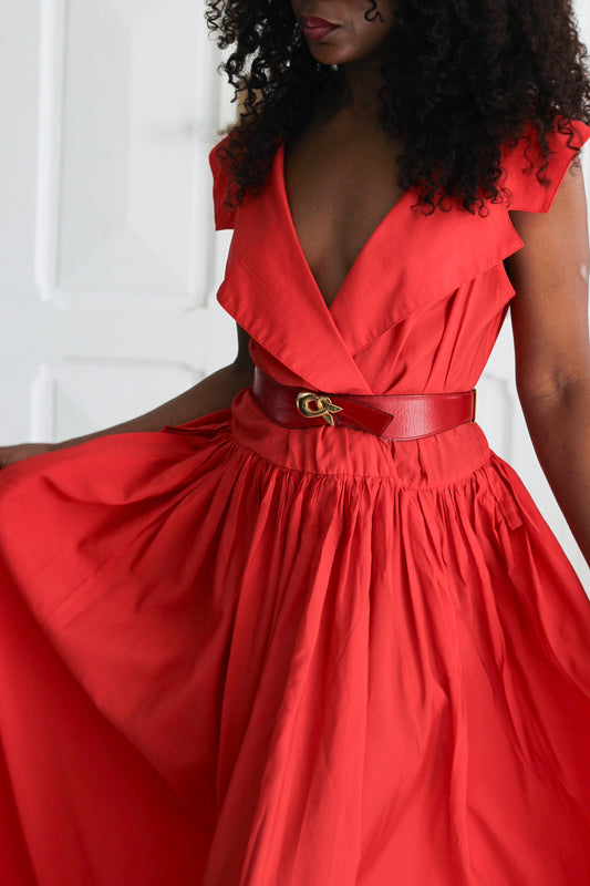 I Gabbiani robe maxi col V