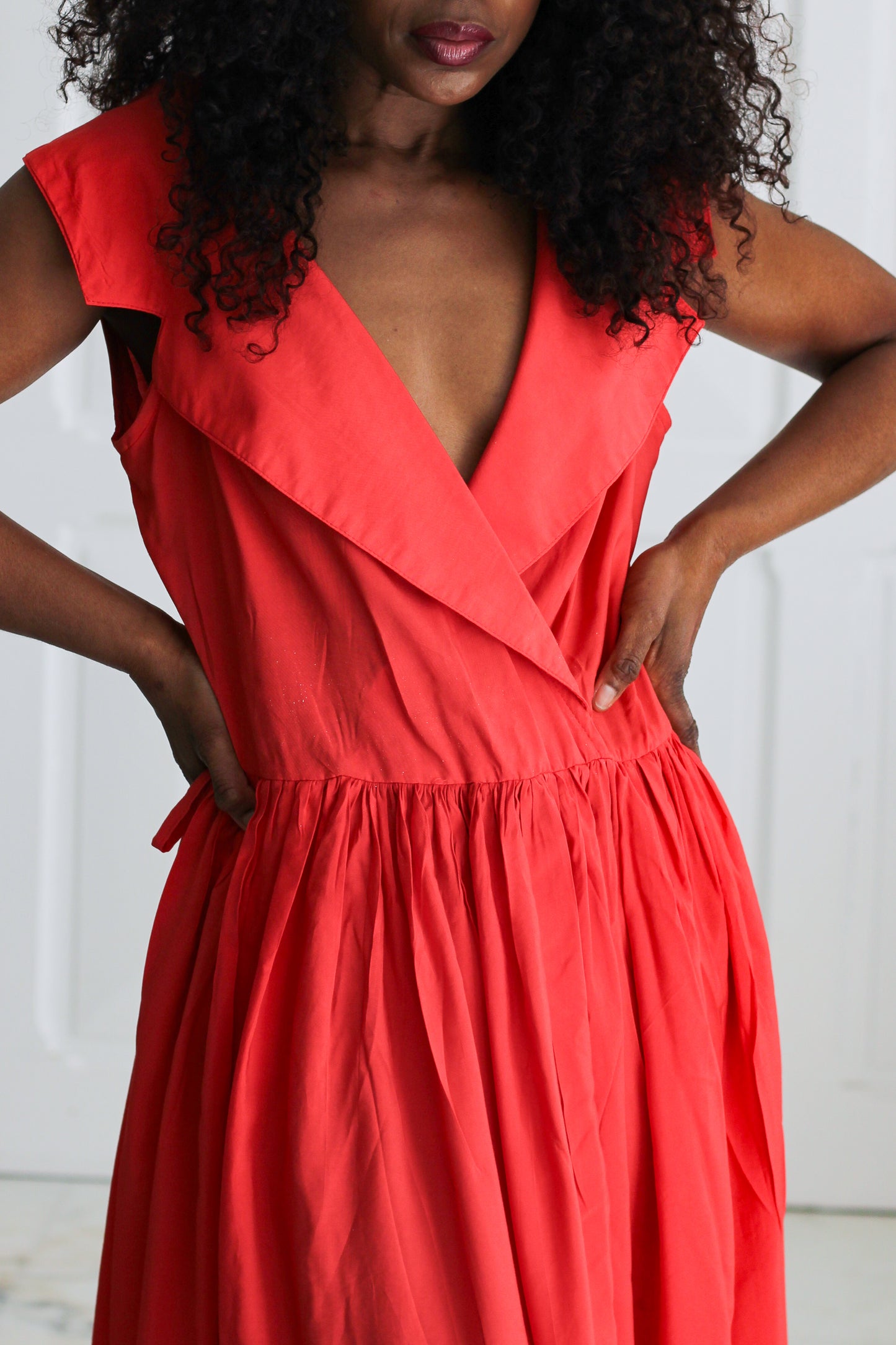 I Gabbiani robe maxi col V