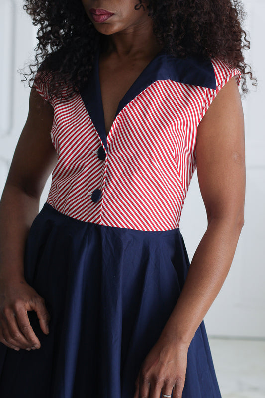 Maggie Tang robe marine