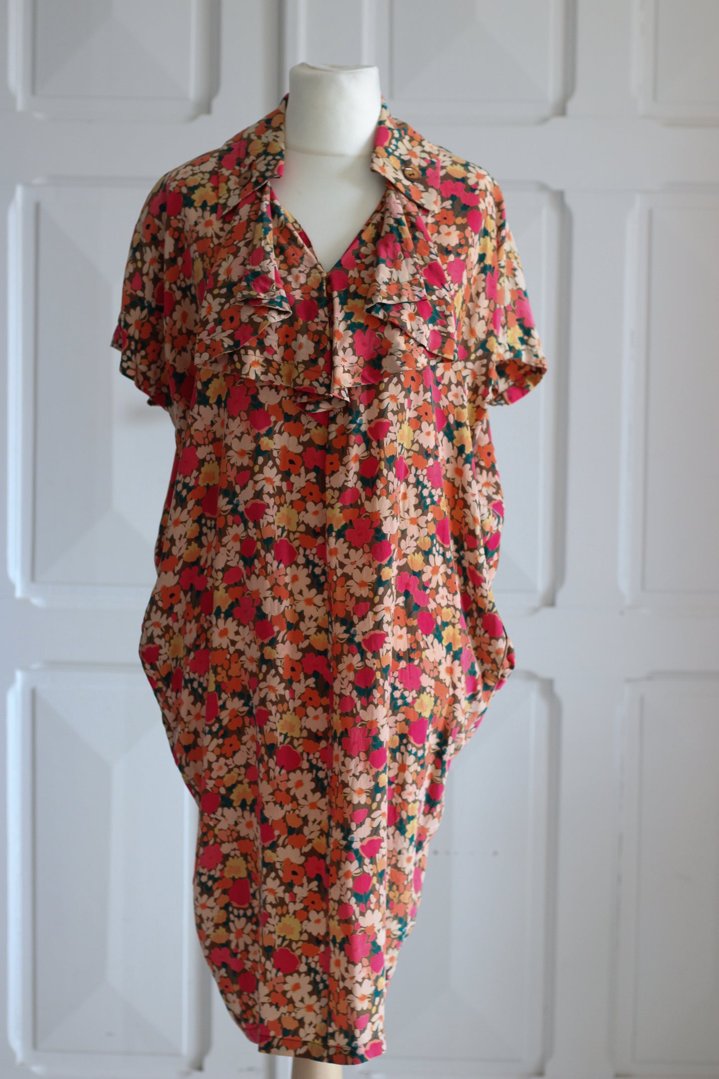 Villa Seta robe fleuri en soie