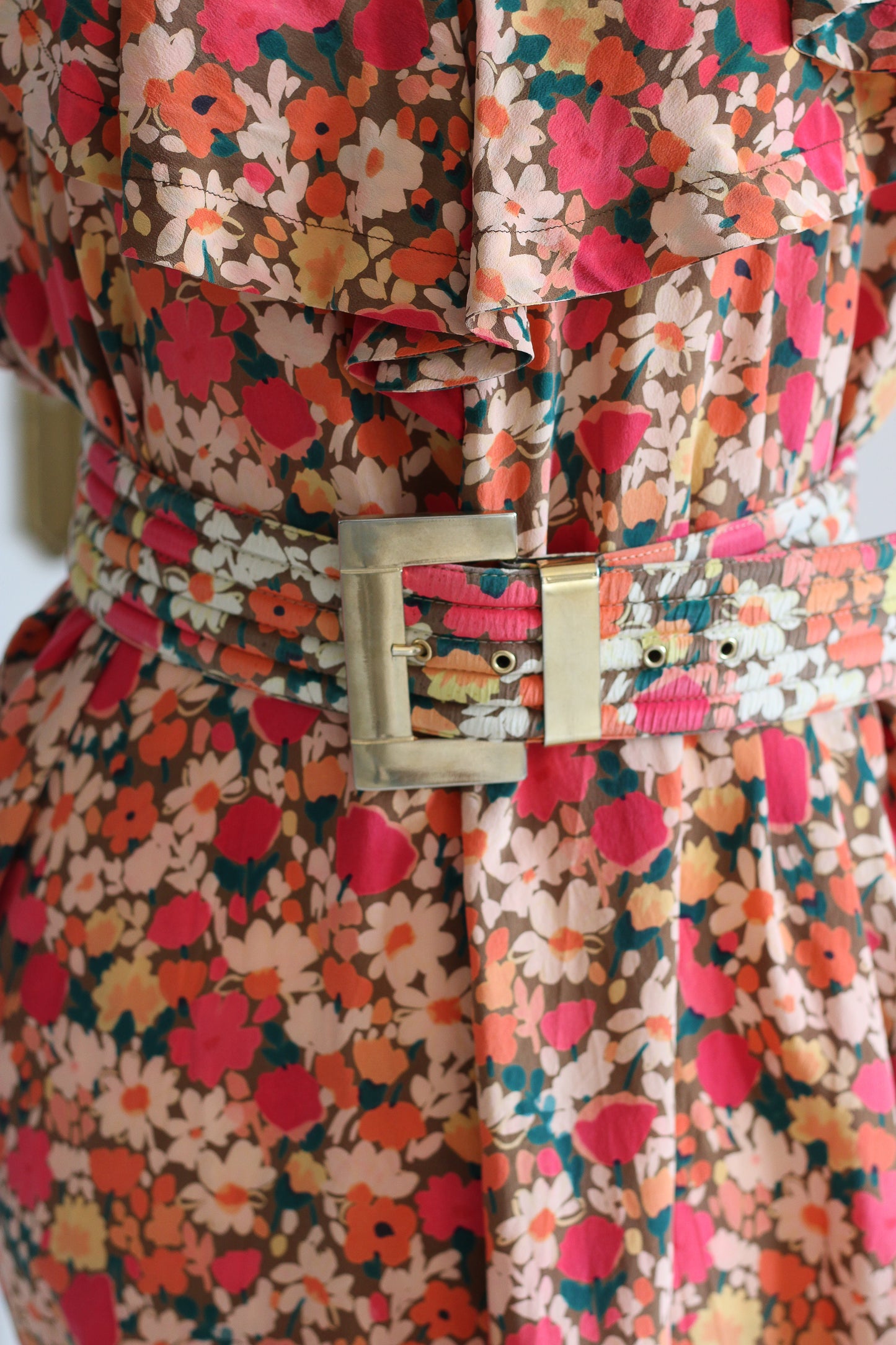 Villa Seta robe fleuri en soie