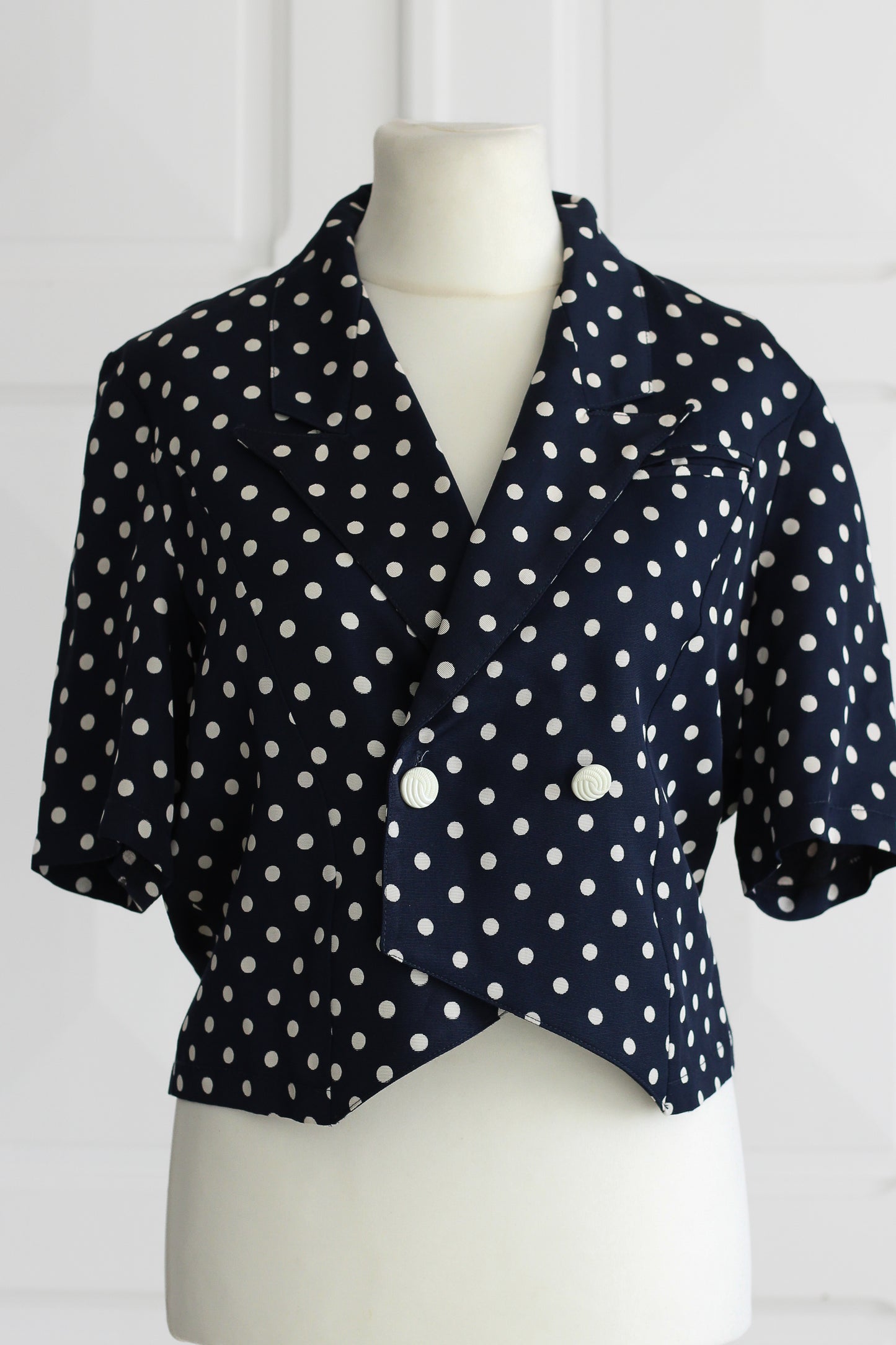 S-G ensemble robe motifs pois