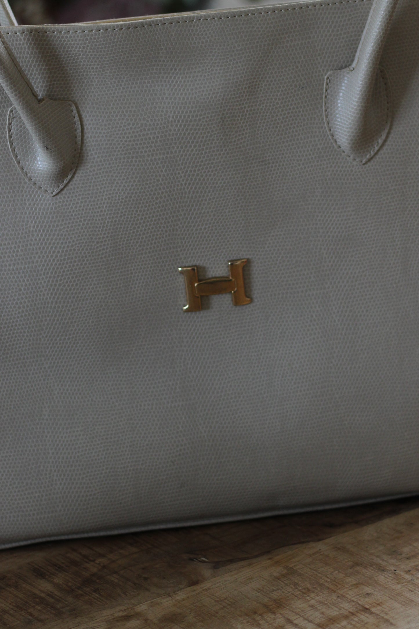 Sac à main vintage signé H