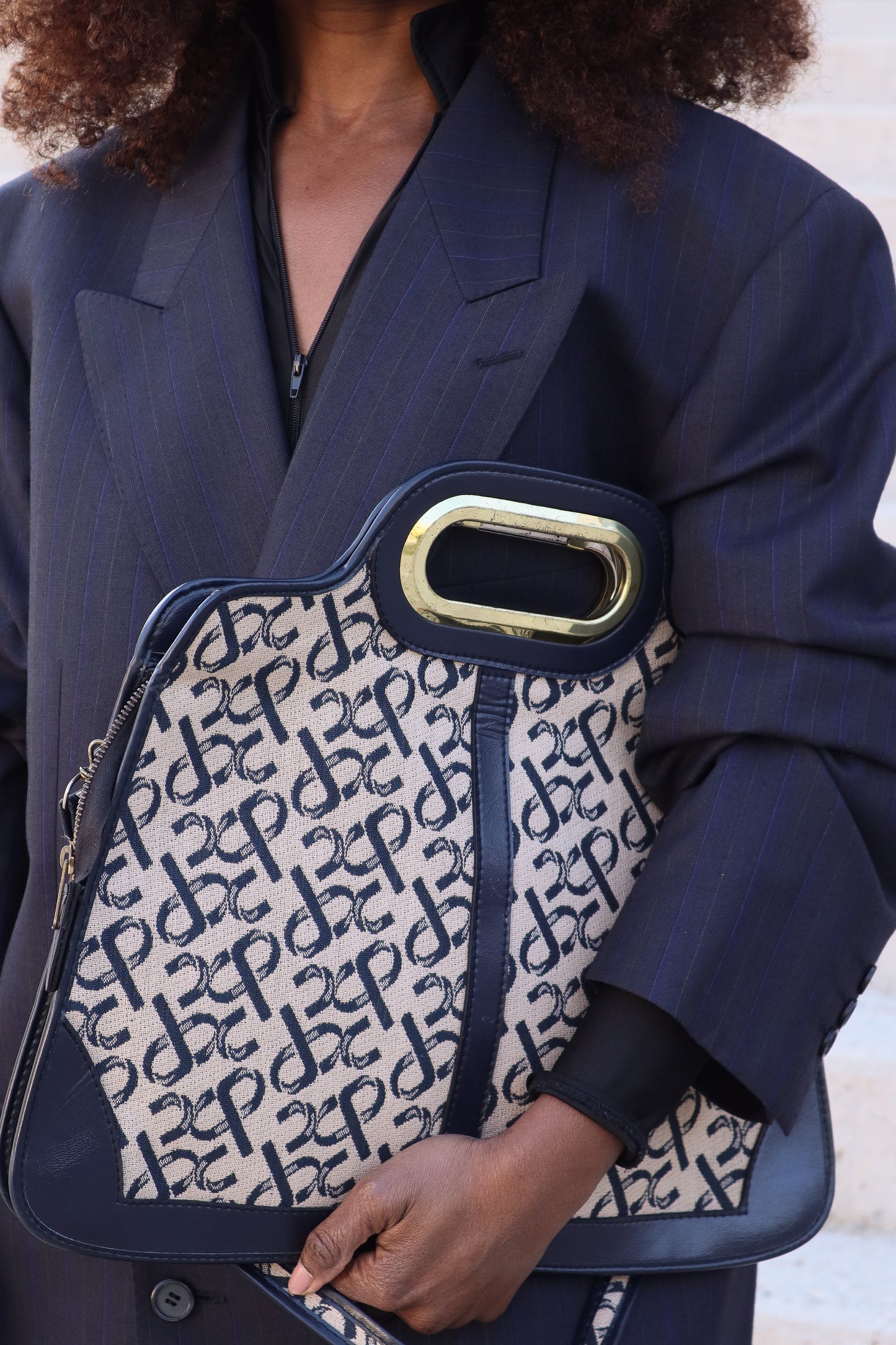 Sac monogrammé Pierre Cardin vintage