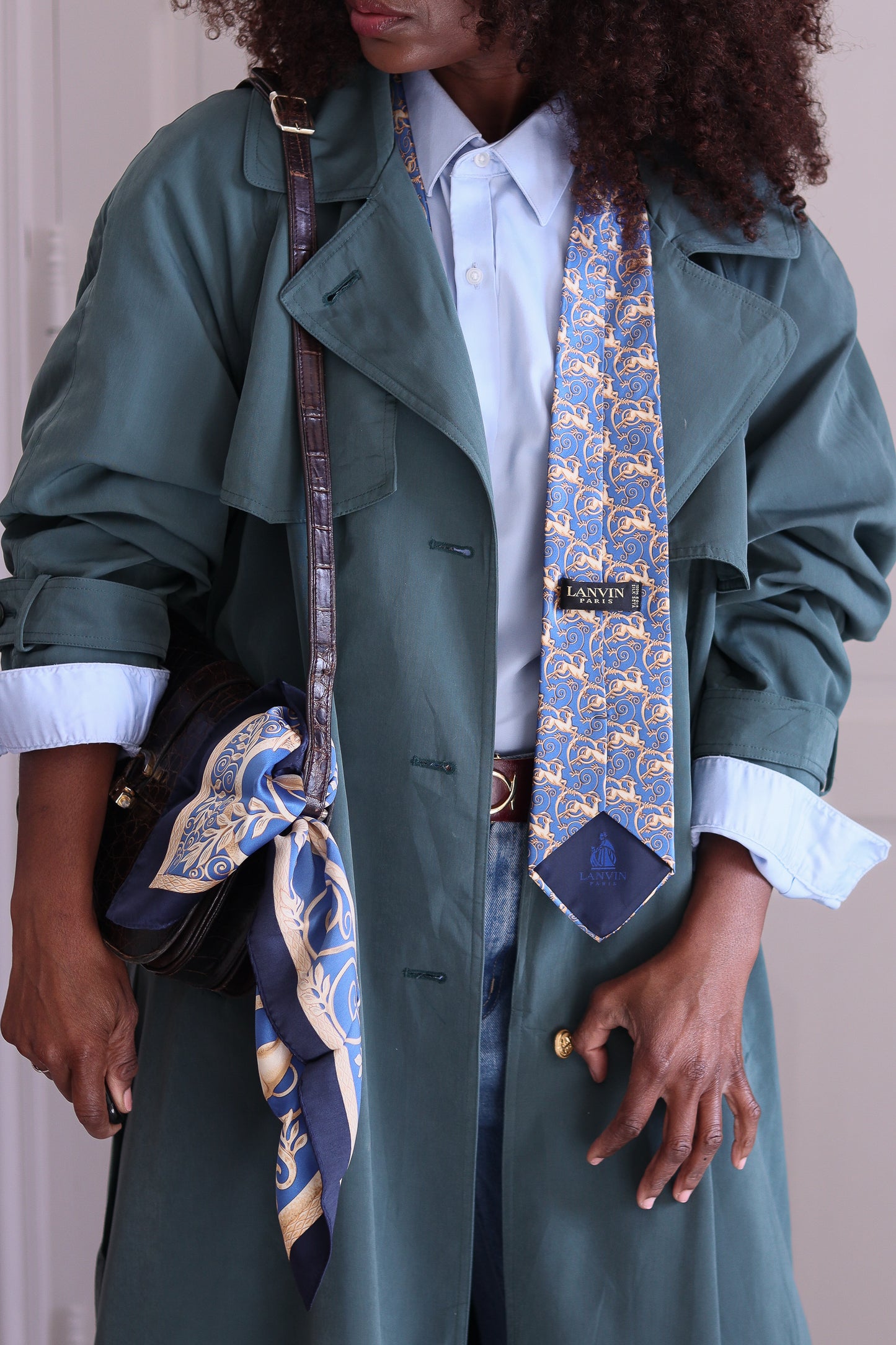 Vipettes trench oversize vintage