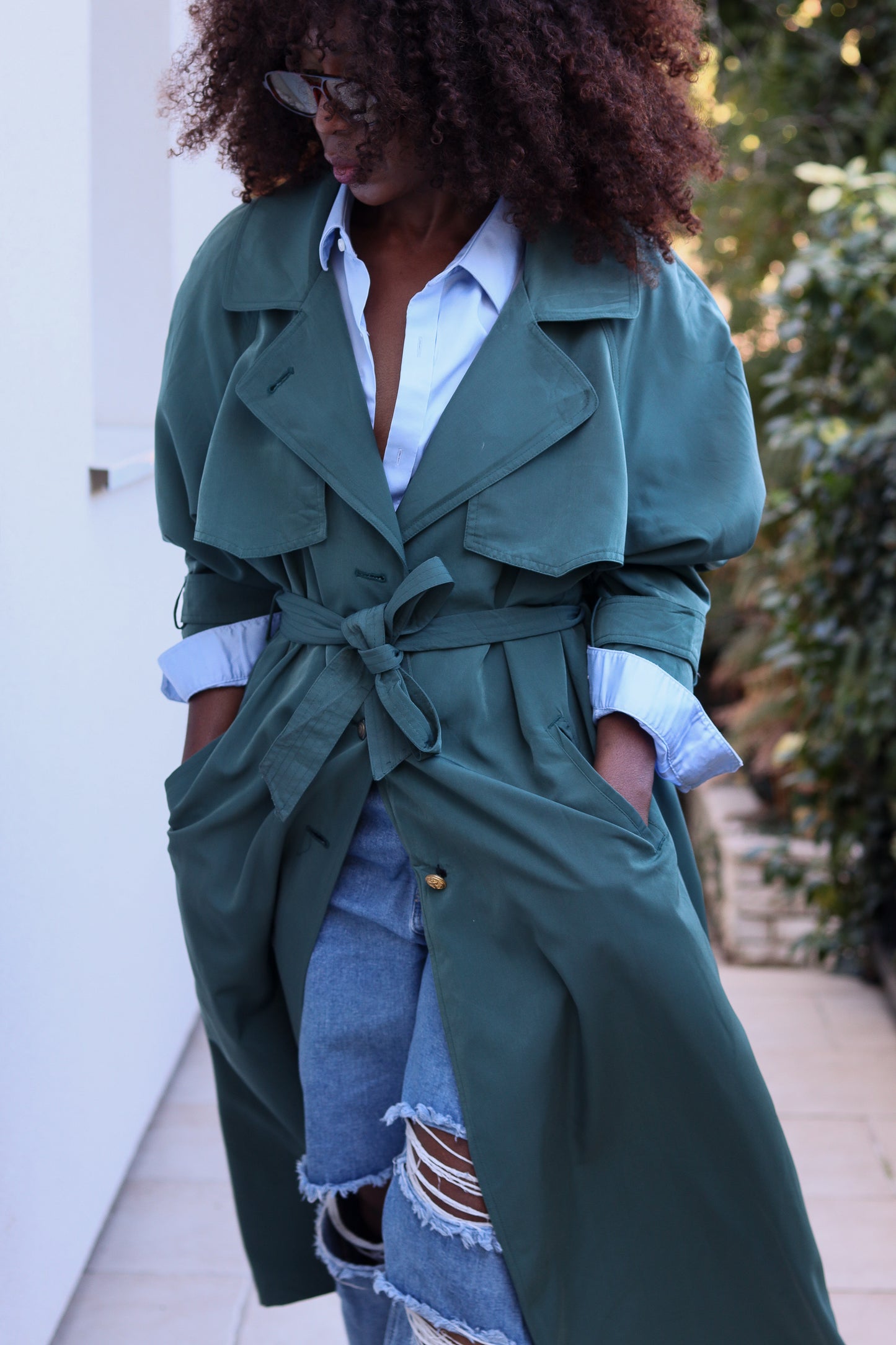 Vipettes trench oversize vintage