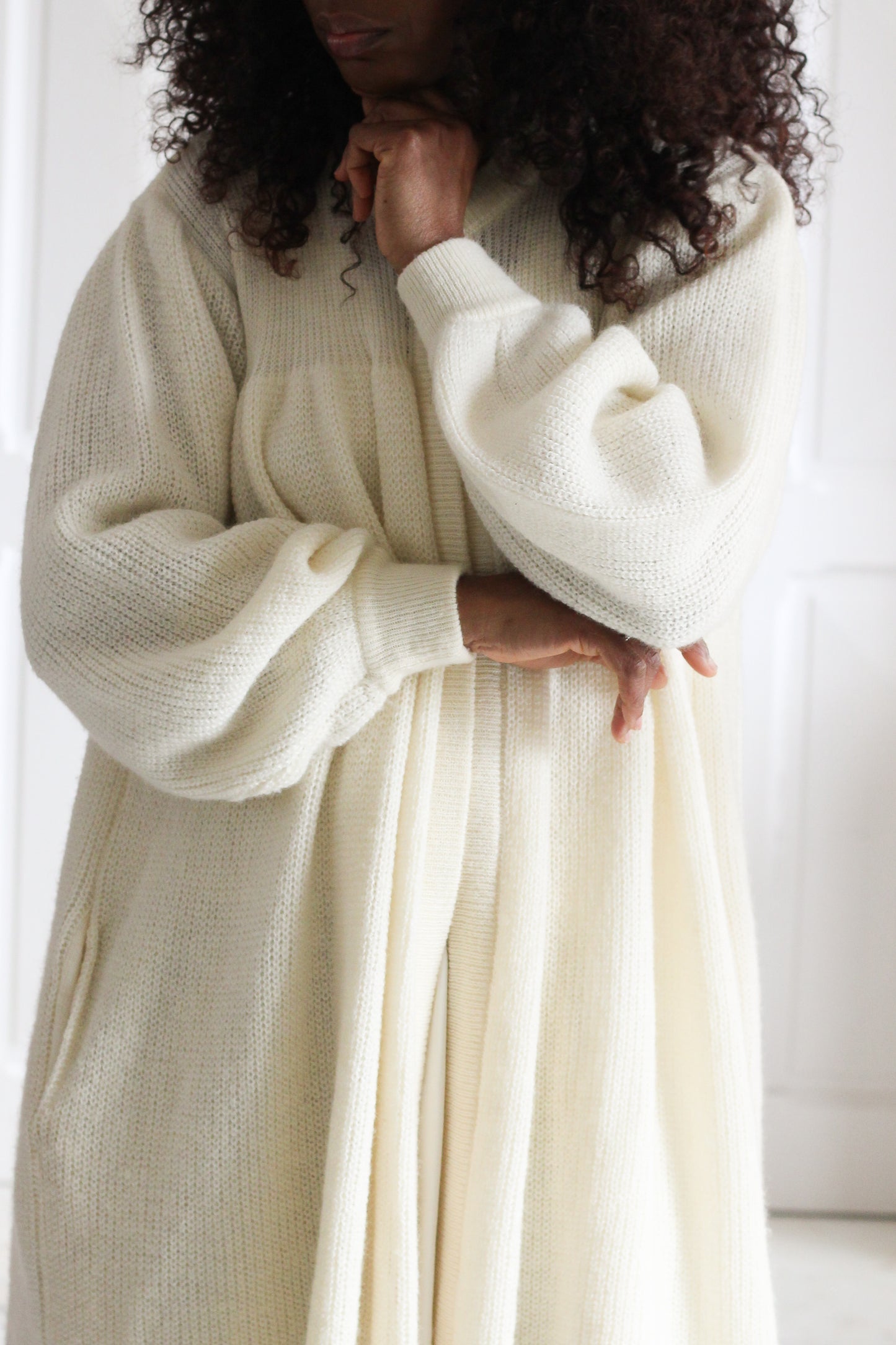 Rodier Paris longue cardigan évasé
