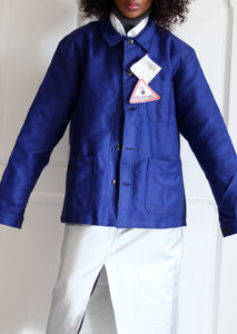 Veste bleue de travail molinel