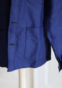 Veste bleue de travail molinel