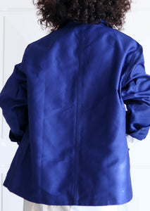 Veste bleue de travail molinel