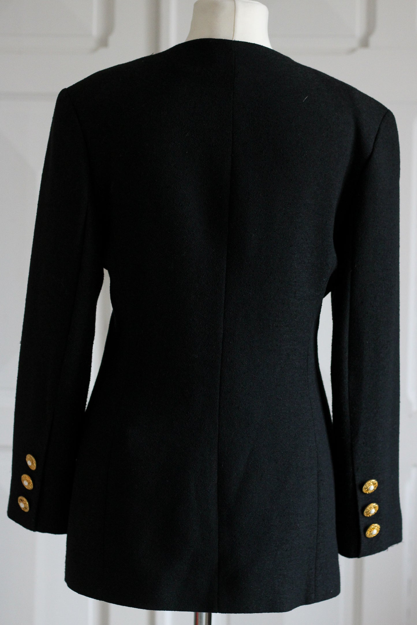 Veste de cocktail vintage à boutons bijoux
