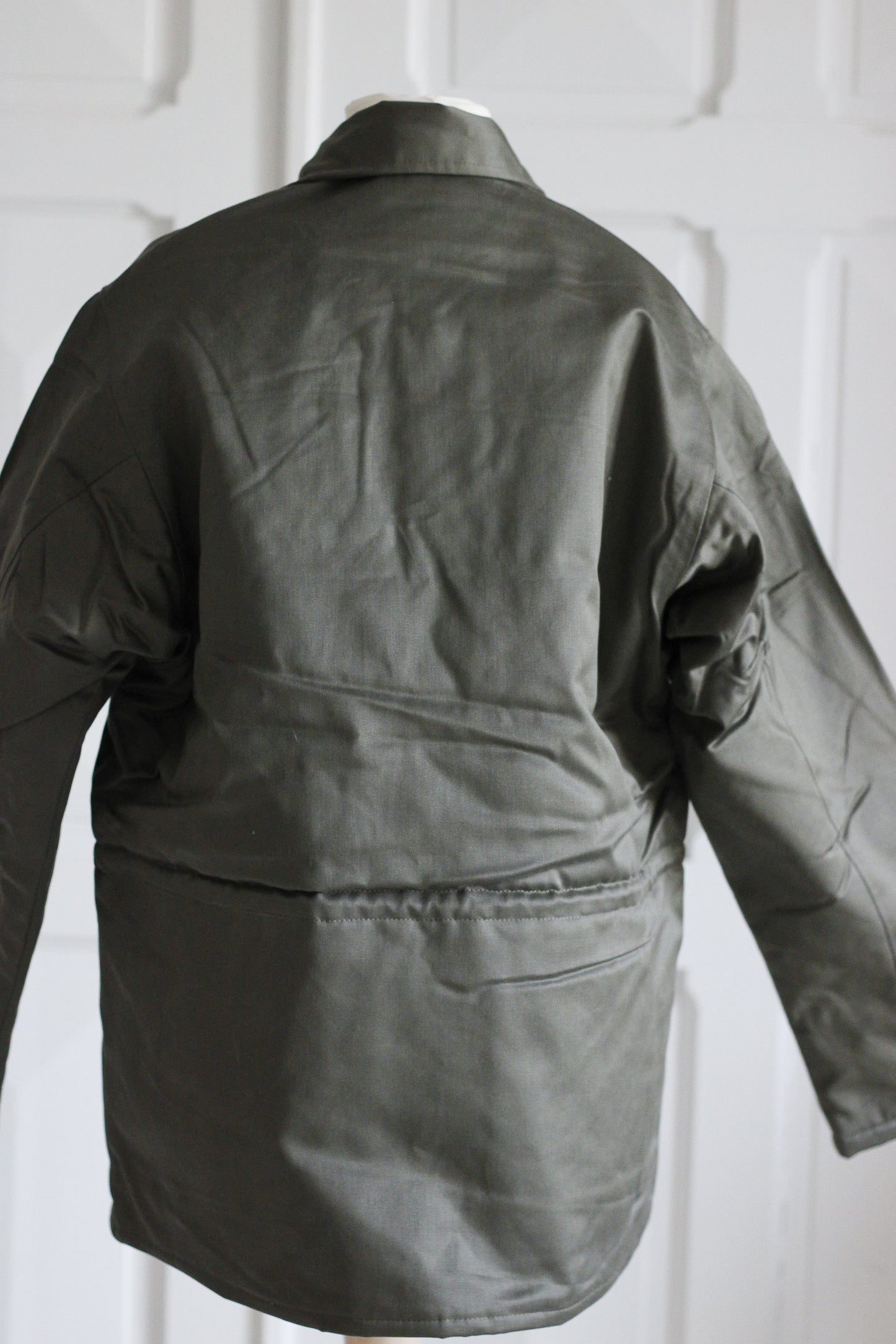 Veste vert kaki de maintenance de l'armé vintage