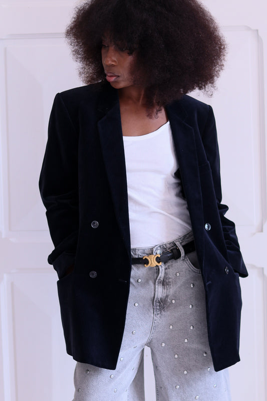 Brillant Velvet blazer en velours