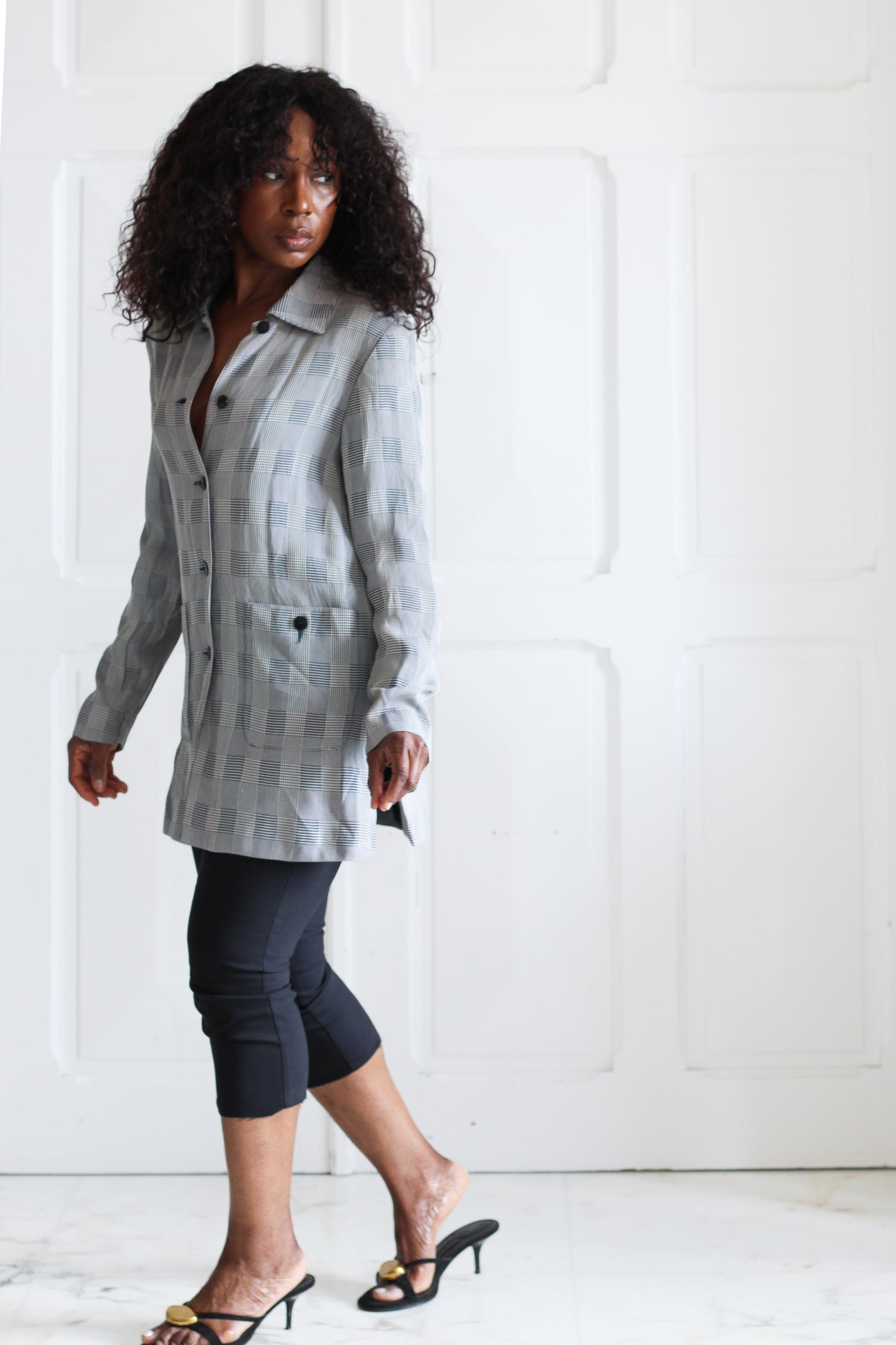 Pierre Cardin veste fluide à motifs