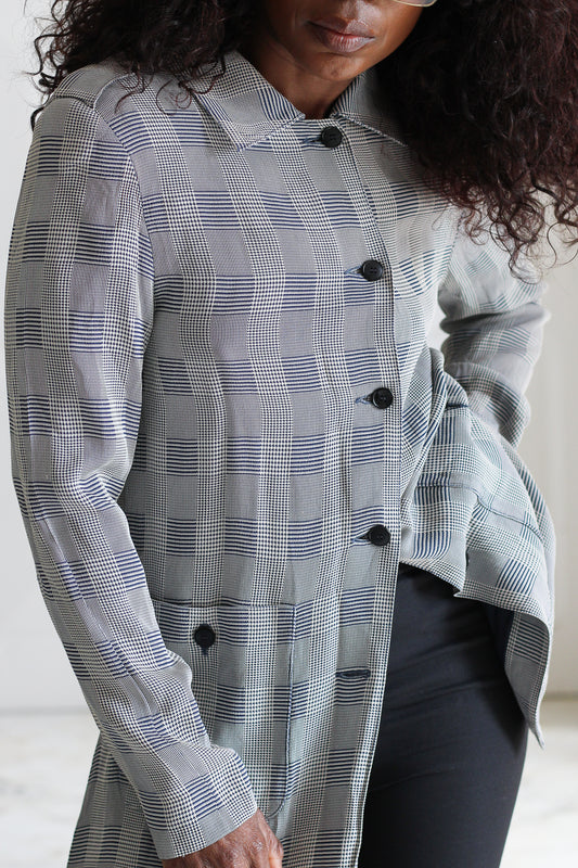 Pierre Cardin veste fluide à motifs