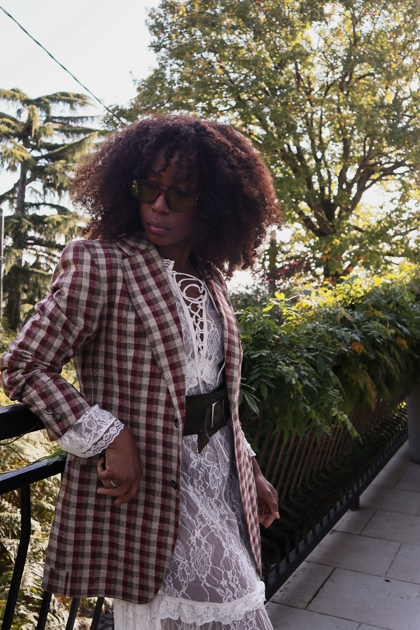 Ted Lapidus blazer à carreaux