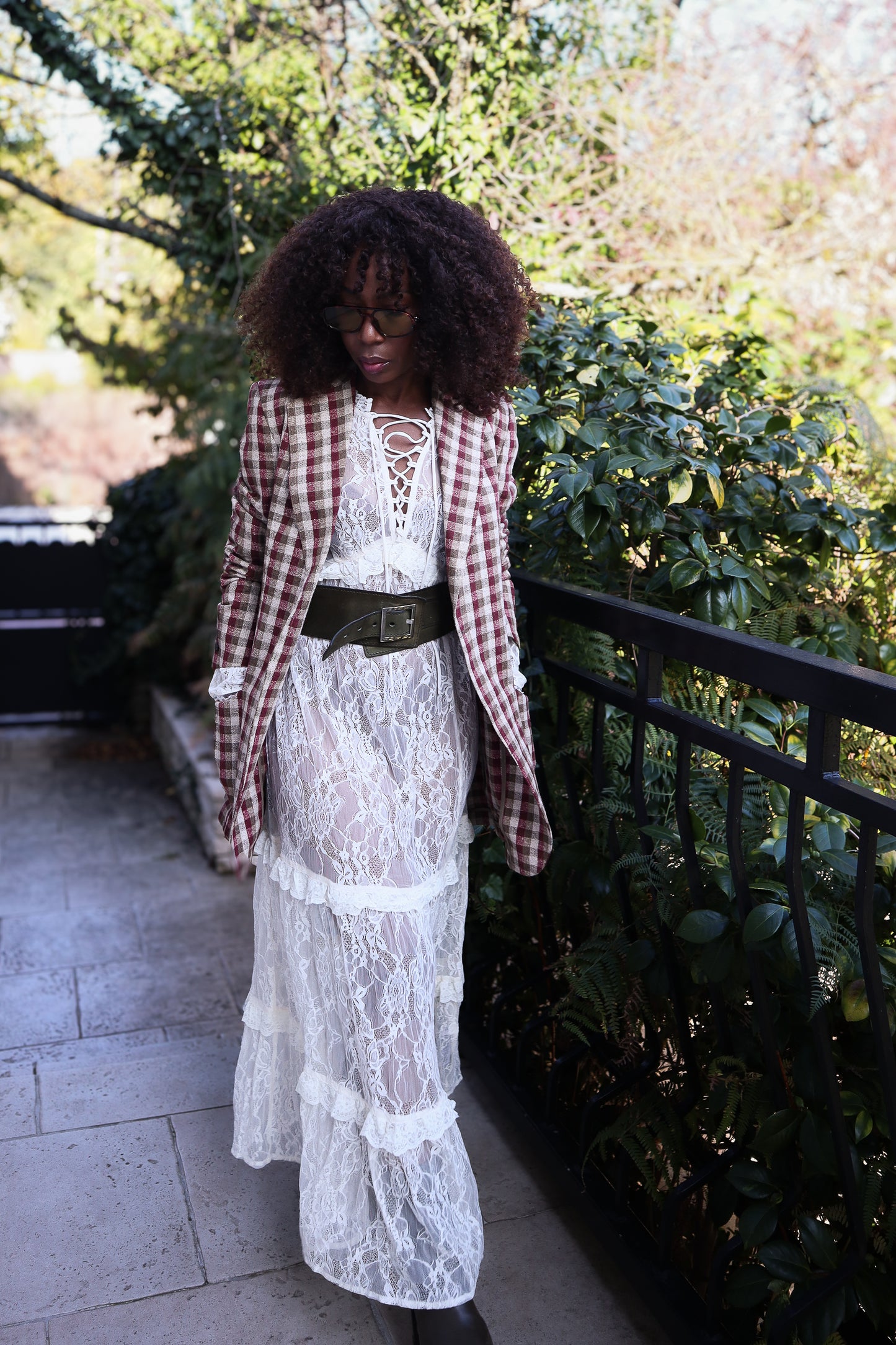 Ted Lapidus blazer à carreaux