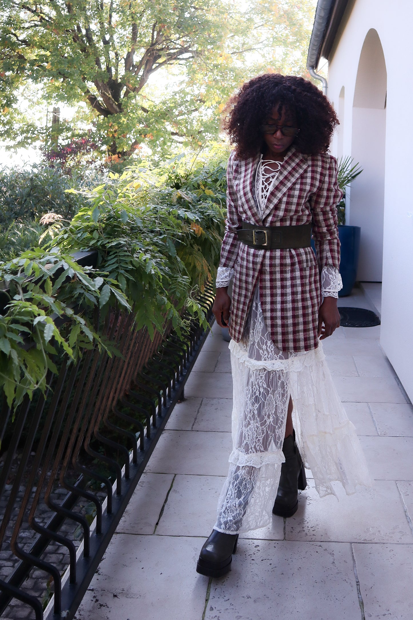 Ted Lapidus blazer à carreaux