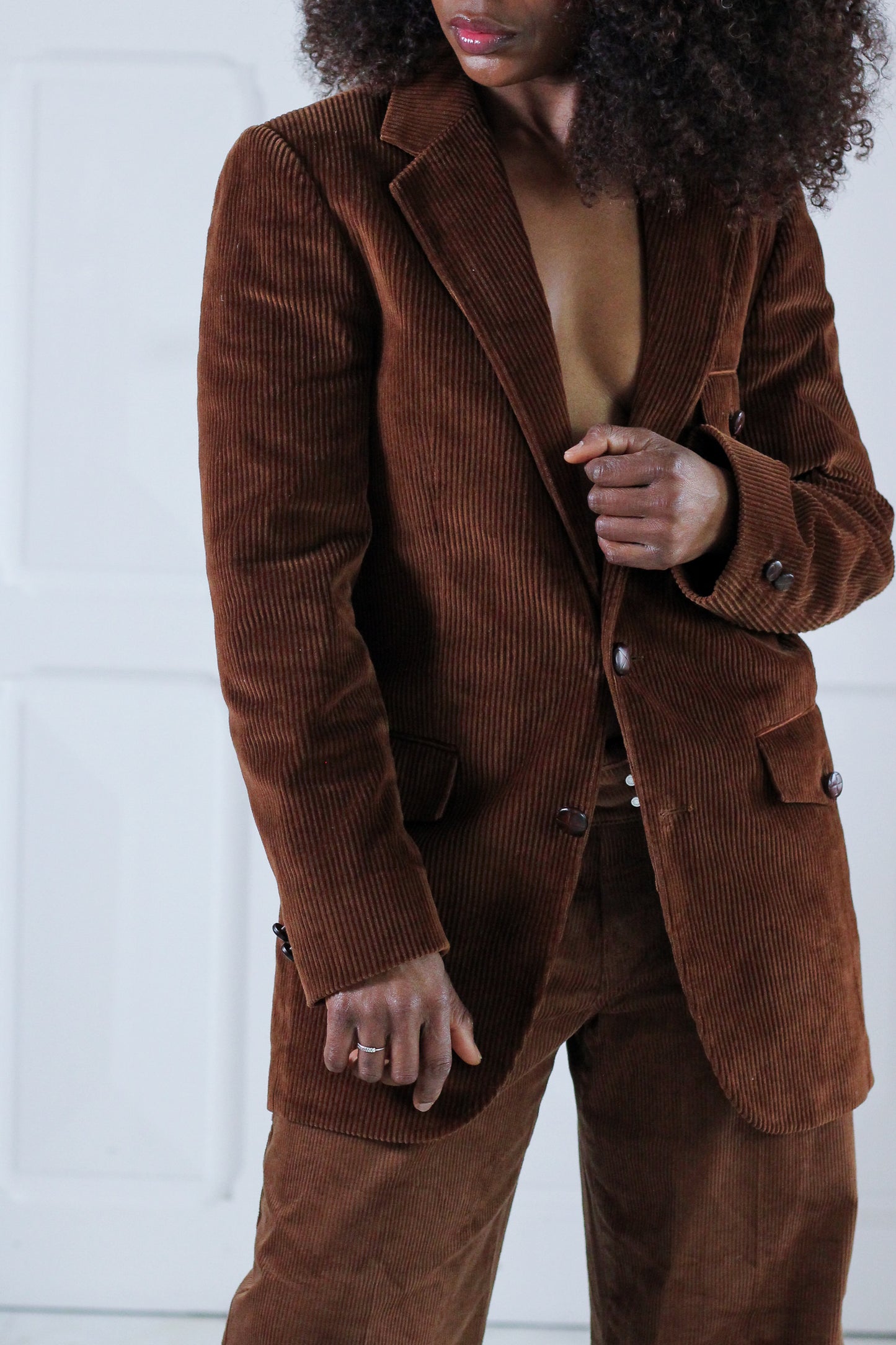 Blazer en velours Velcorex